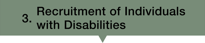 3：Recruitment of Individuals with Disabilities